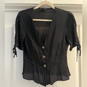 Topshop Button Down Blouse